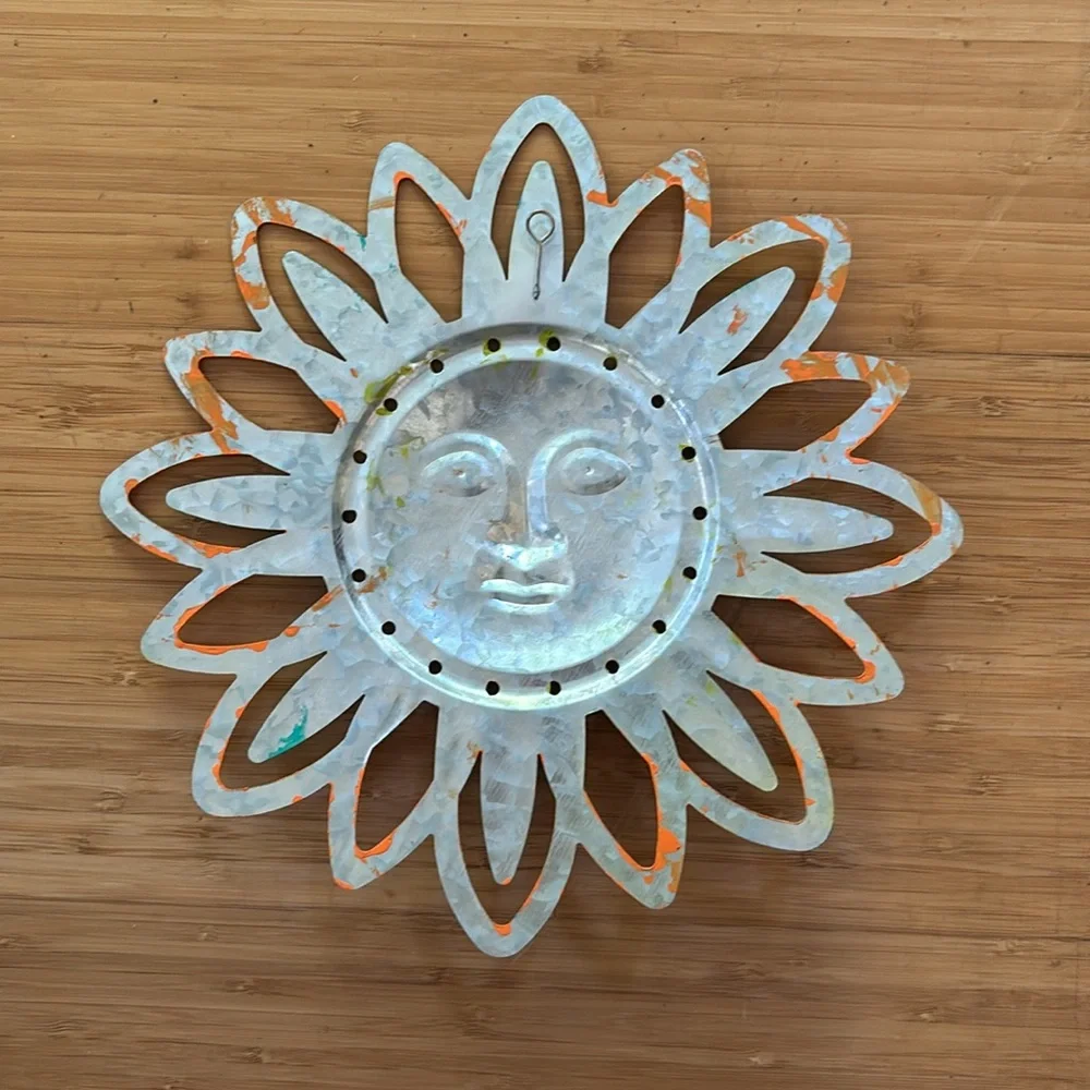 Hand Crafted Metal Sun